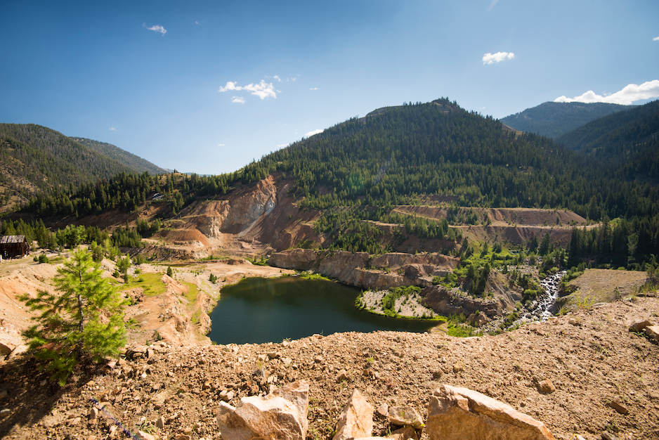 Mountain view landscape